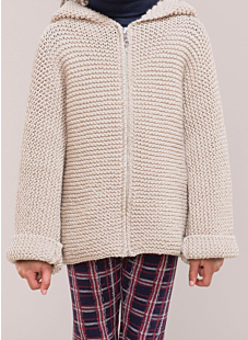Gilet met kap