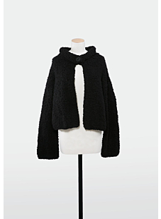 Vest met ruime kraag