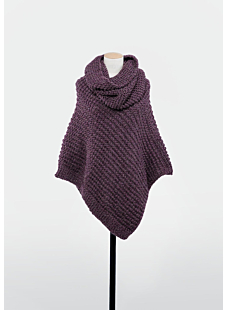 Korte poncho en Snood
