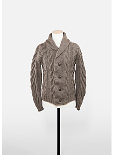 Vest met sjaalkraag