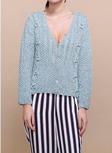 Kabelgilet met V-hals