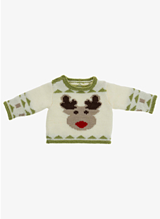 Pull Jacquard Noël bébé