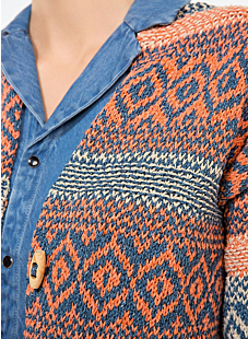 Jacquard vest