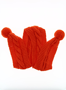 Sjaal met pompons