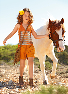 Top met open rug