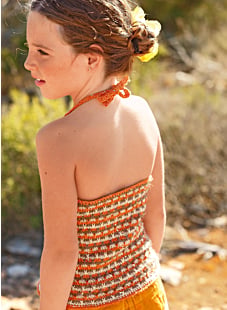 Top met open rug