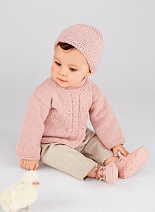 Babytruitje en muts meisje