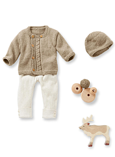 Babytruitje en muts jongen