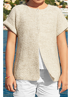 Mag. 185 - nr. 07 Vest met korte mouwen