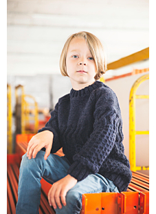 Raglan trui met ronde hals