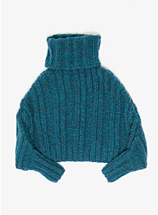 Poncho met col