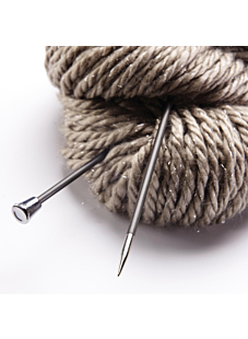 Rechte breinaalden in koolstofvezel, 35 cm, Knit Pro