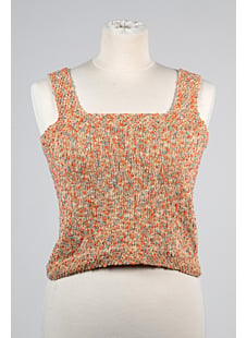 top met brede schouderbandjes