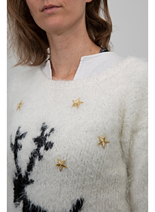 Jacquard trui met Rendieren