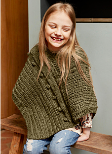 poncho met kabels