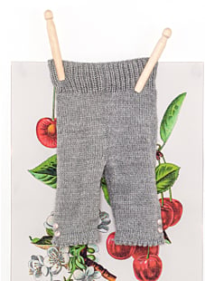 Broek met sierrand