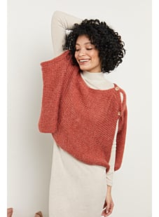Luchtige poncho