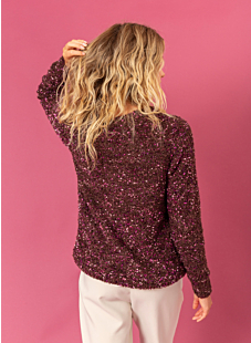 Bouclé V-halsvest