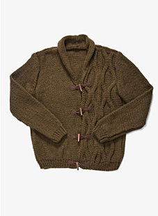 Vest met sjaalkraag