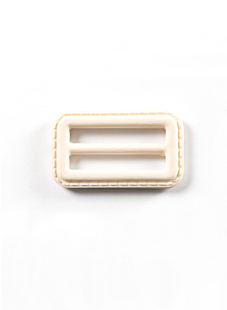 Gesp voor riem in ecru nylon L 40 mm