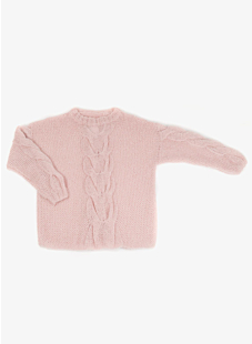Sweater with centre cable