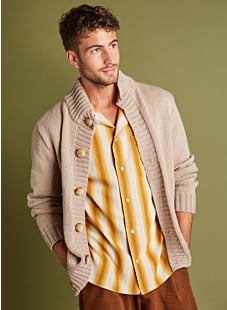 Het jersey vest met opstaande kraag