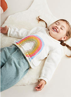 Trui met regenboog