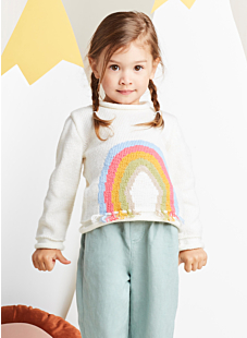 Trui met regenboog