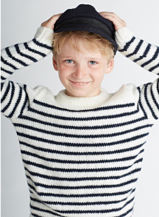 Zeemanstrui met ronde hals