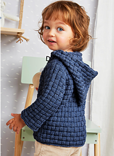 Vest met capuchon