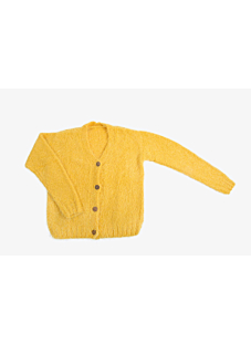 Harig V-halsvest