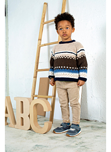 Raglan jacquardtrui
