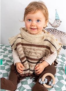 Gehaakte poncho