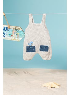 Shortpakje met zakken, in gerecycled katoen