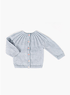 Baby-vestje met pas en noppen