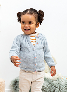 Baby-vestje met pas en noppen