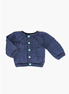 Gestreept babyvest met pas