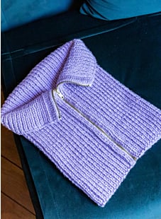 Snood zippé