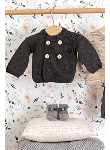 Vest met dubbele knoopsluiting