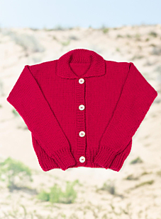 Jerseyvest met polokraag
