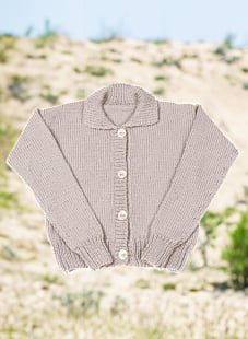 Jerseyvest met polokraag