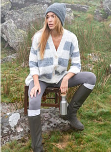 Tweekleurig vest