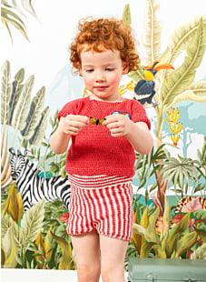 Kindershort met achterzak Calypso