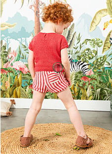 Kindershort met achterzak Calypso