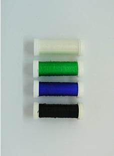 Fil pour perles élastique 4 fusettes de couleur, assortiment 1