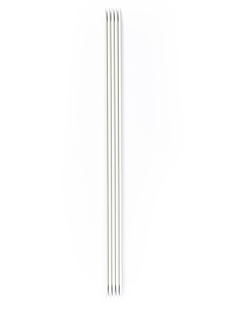 Breinaalden met dubbele punt in aluminium (set van 5), 5 mm - 40 cm