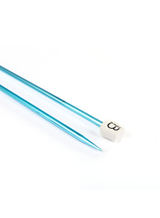 Rechte breinaalden in gekleurd aluminium, 4.5 mm - 40 cm