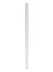 Breinaalden met dubbele punt in aluminium (set van 5), 3.5 mm - 40 cm