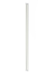 Breinaalden met dubbele punt in aluminium (set van 5), 3 mm - 40 cm