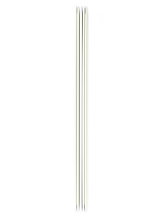 Breinaalden met dubbele punt in aluminium (set van 5), 4.5 mm - 40 cm